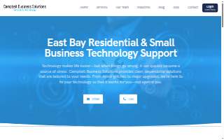 Campbell Business Solutions website