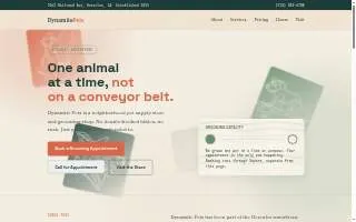 Dynamite Pets website