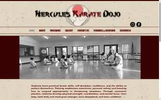 Hercules Karate Dojo website