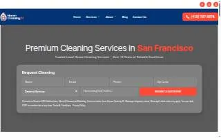 House Cleaning SF of Hercules website