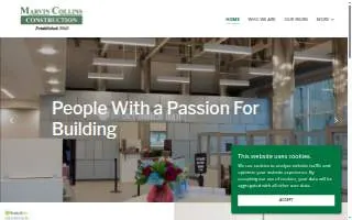 Marvin Collins Construction website