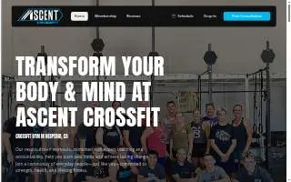Ascent Crossfit website
