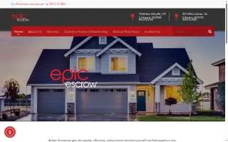 Epic Escrow Company website
