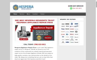 Hesperia Appliance Repair
