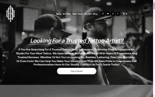 Inceptive Art Studio website
