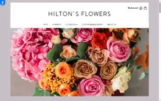 Hilton's Flowers website