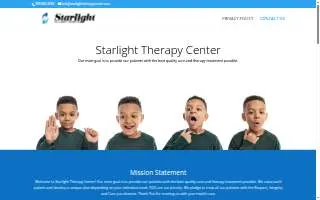 Starlight Therapy Center website