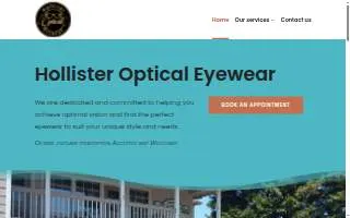 Hollister Optical Eyewear website