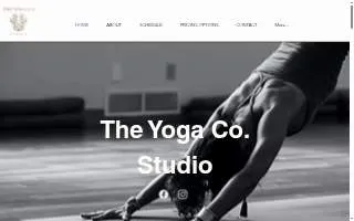 The Yoga Co Studio website
