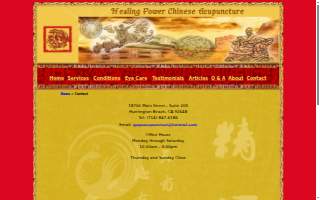 Healing Power Chinese Acupuncture website