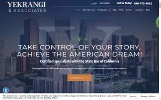 Yekrangi & Associates of Huntington Beach website