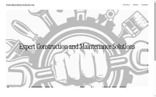 Bustedknucklez Construction Services website