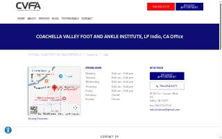 Coachella Valley Foot and Ankle of Indio