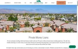 Hard Money Lenders of Indio website