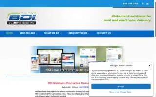 Business Data Inc website