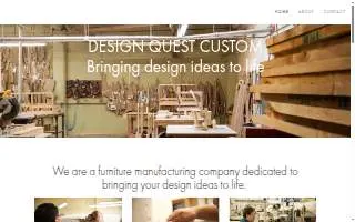 Design Quest Custom Furniture and Upholstery website