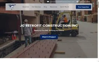 JC Retrofit Construction website