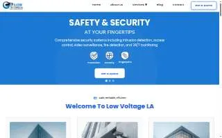 Low Voltage LA of Inglewood website