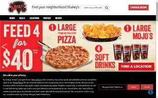 Shakey's Pizza Parlor of Pasco website