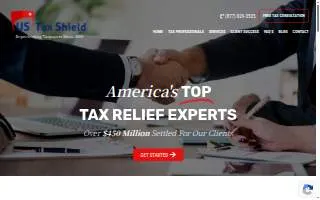 US Tax Shield of Inglewood website