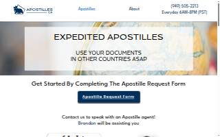 Apostilles CA