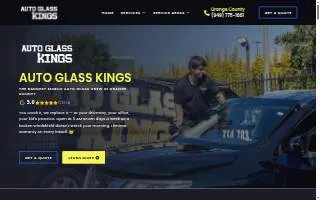 Auto Glass Kings of Irvine website