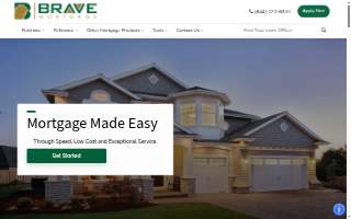 Brave Mortgage website