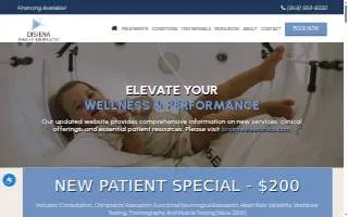 Irvine Chiropractic Offices website