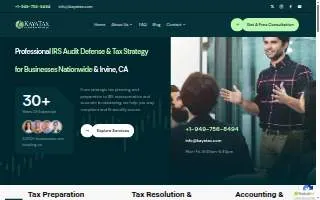 Kaya Tax And Bookkeeping Services website
