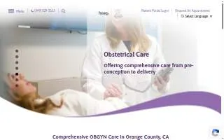 Orange Coast Women's Medical Group website