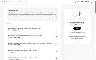 Red Hill Law Group of Irvine website