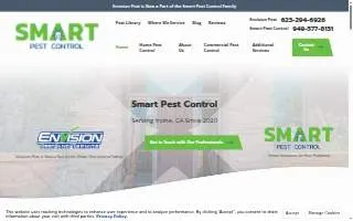 Smart Pest Control of Irvine website