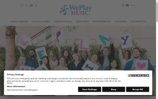 WePlay Music - Woodbury website