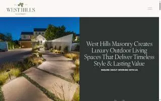 West Hills Masonry website