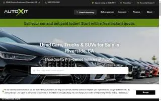 AutoXit website