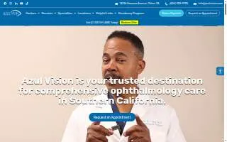 Azul Vision Eastvale website