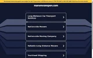 Marten Transport Ltd of Zionsville website