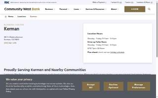 Community West Bank of Kerman
