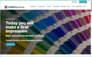 Dumont Printing website