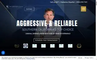 The Law Offices of Kirk Tarman & Associates website