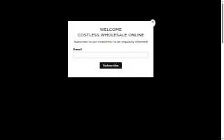 CostLess Wholesale - La Habra website
