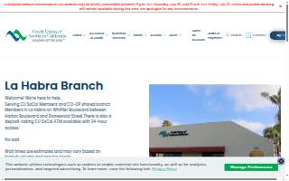 Credit Union of Southern California website