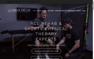 Ignite Phyzio & Sports Performance- La Habra website