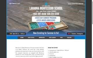 La Habra Montessori Preschool