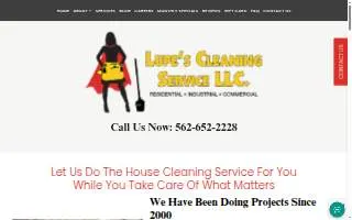 Lupe's Cleaning Service LLC. of La Habra website