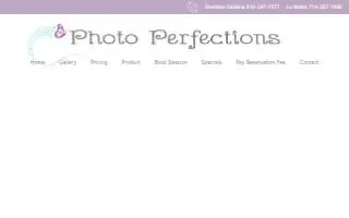 Photo Perfections of La Habra website