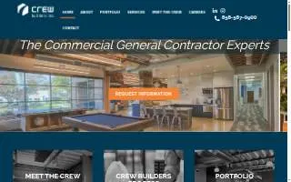 CREW builders, inc. website