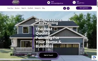 Done-Rite Painting Inc. website