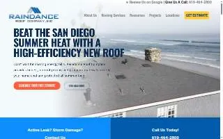 Raindance Roof Company Inc website