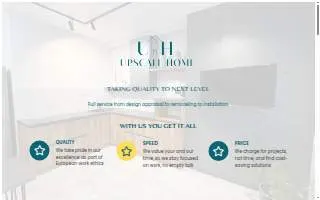 Upscale Home website